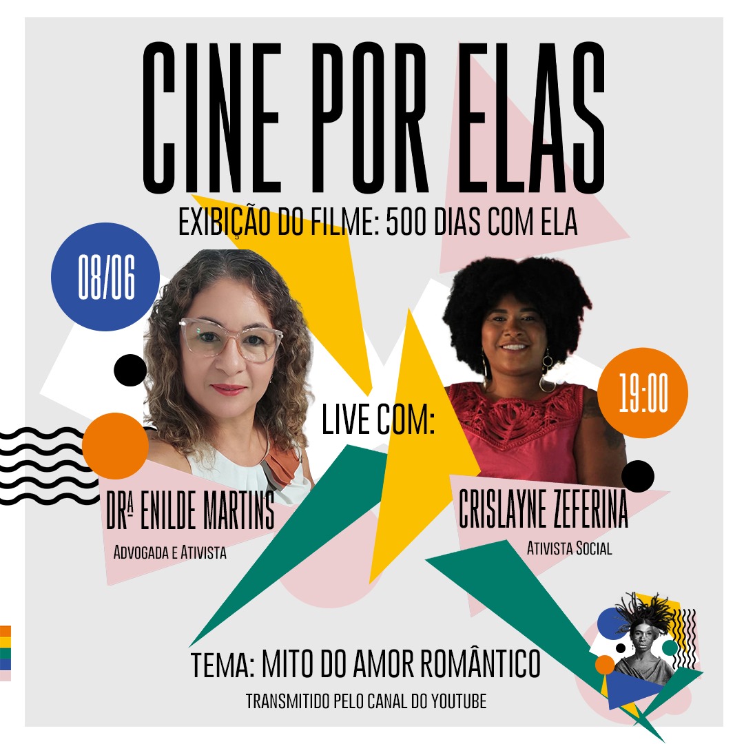 Vem aí Cine Por Elas – Mito do Amor Romântico com debate do Filme 500 dias com ela