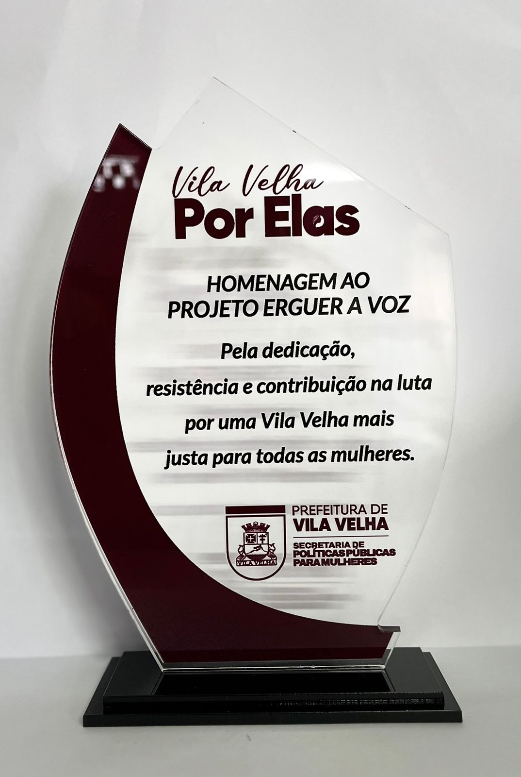 Cine Por Elas e Erguer a Voz recebem homenagem da Secretaria de Mulheres de Vila Velha